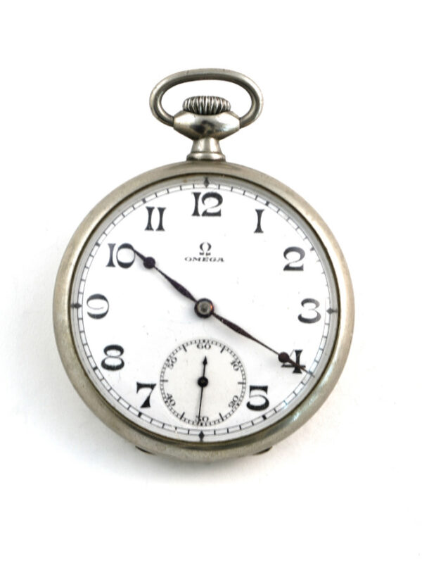 Orologio da tasca Omega con cassa in acciaio1