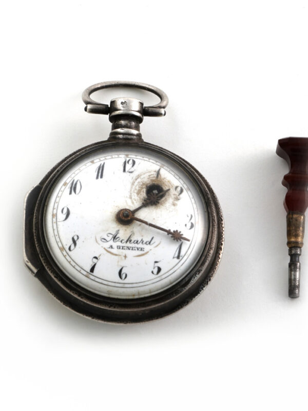 Orologio da tasca con scappamento a verga1