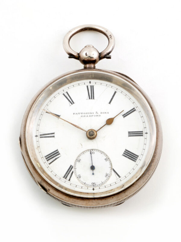Orologio da tasca firmato “Fattorini and sons Bradford”1